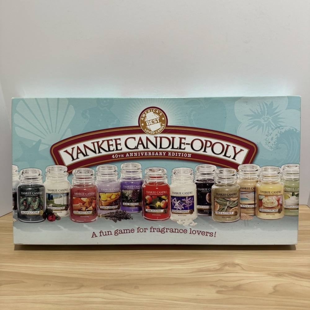 Yankee Candle-Opoly 40th Anniversary Edition Monopoly Game For Fragrance Lovers